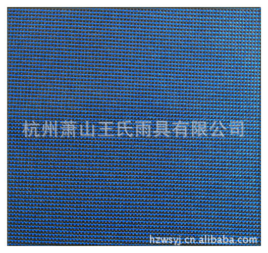 厂家直销红黑、蓝黑双色防水 pvc涤纶布、雨衣、雨披布牛津布