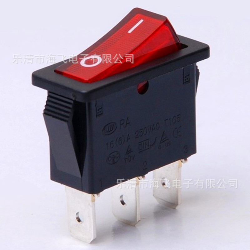 供应KCD3-102/-1船型开关|带灯船型开关|三脚带灯船型开关