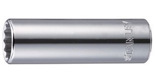 美国史丹利(STANLEY)  12.5MM系列公制12角长套筒96-374-1-22