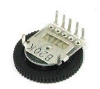 专业生产批发旋转式音量拨盘电位器（台湾碳膜）单联双联立体声