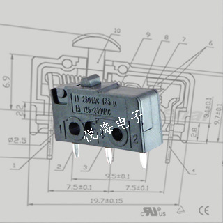 Supply dust micro-motion switch MS2-Z0C-P150 waterproof high…