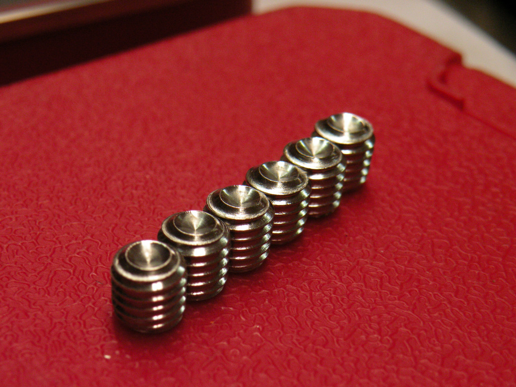 SUS304 DIN916凹端机米螺丝止付顶丝,不锈钢紧定螺丝美制6-32牙