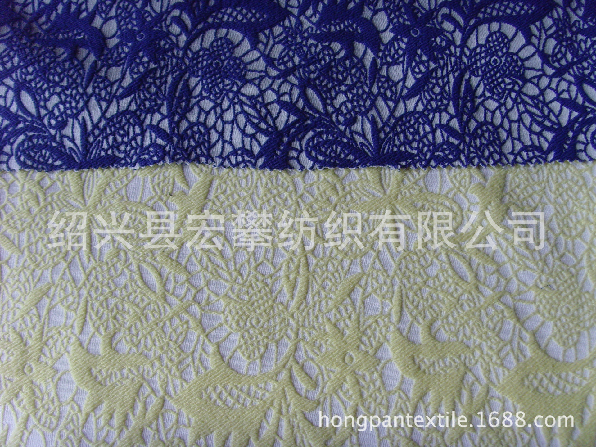 现货涤棉弹力双色提花布料 春夏提花裙子布料  蝴蝶立体提花