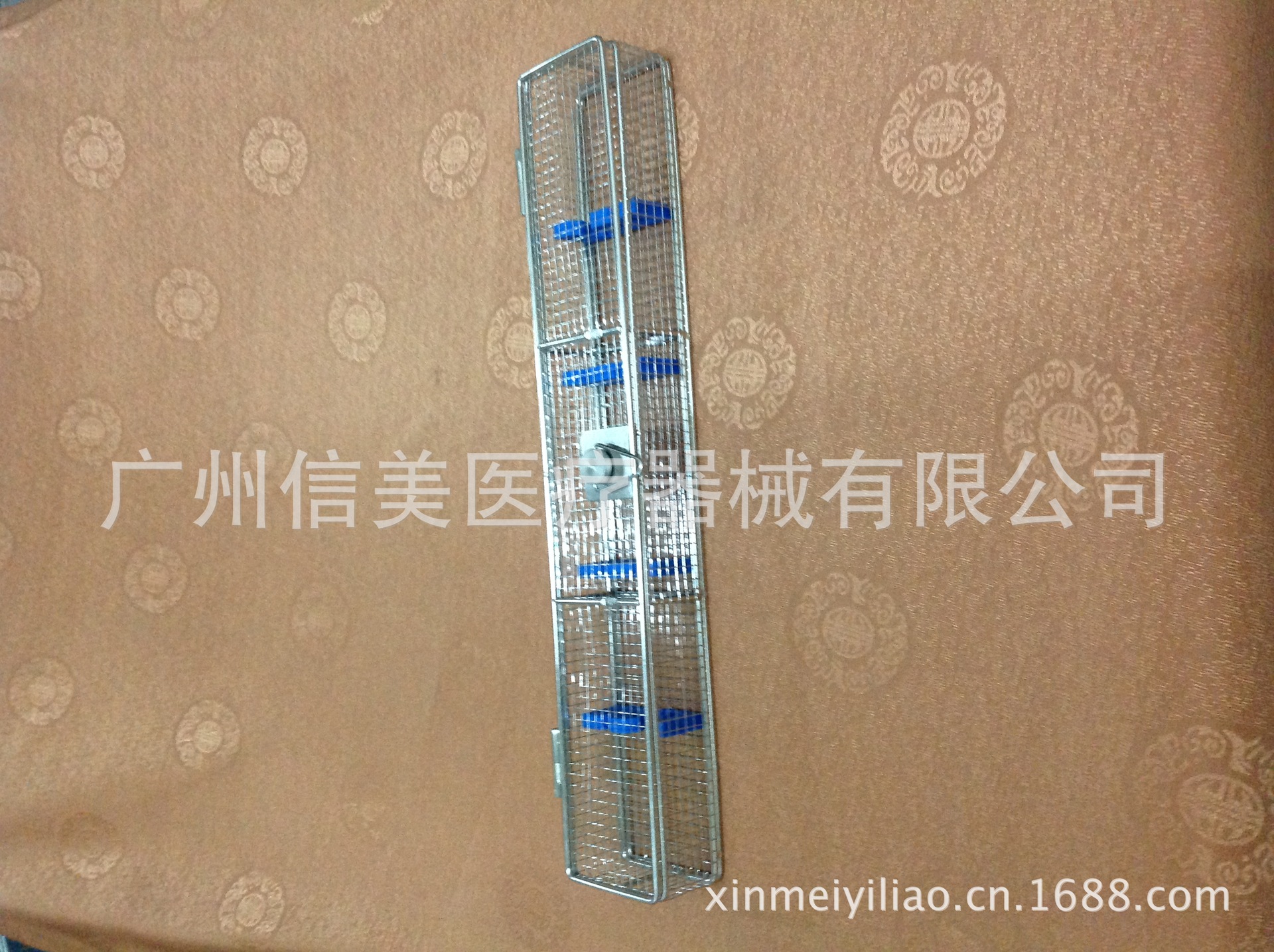 医用输尿管镜镜头盒 打包篮/清洗篮/筐 内窥镜，腹腔镜消毒篮