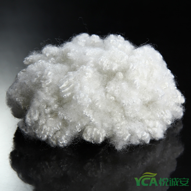 厂家直销环保15D无硅三维中空涤纶短纤枕芯化纤填充棉选择悦诚安|ru