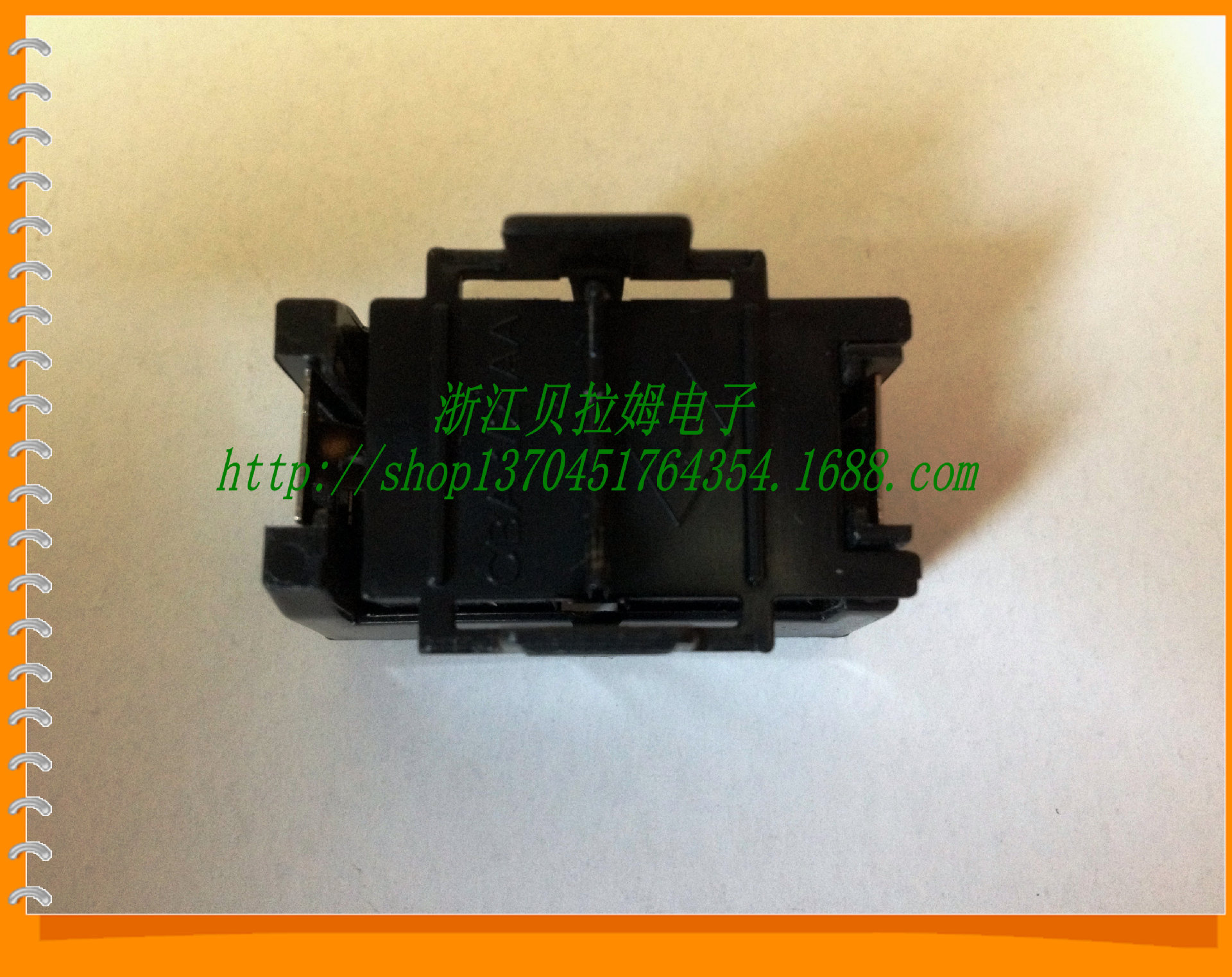 ER14250电池座，1\2aa电池盒,1\2AA带盖子电池盒，ER14250电池盒