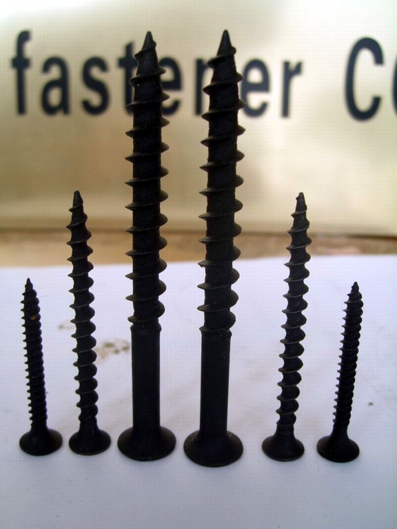 供应黑磷化干壁钉 定制干壁钉黑色22A磷化石膏板螺丝钉自攻螺丝