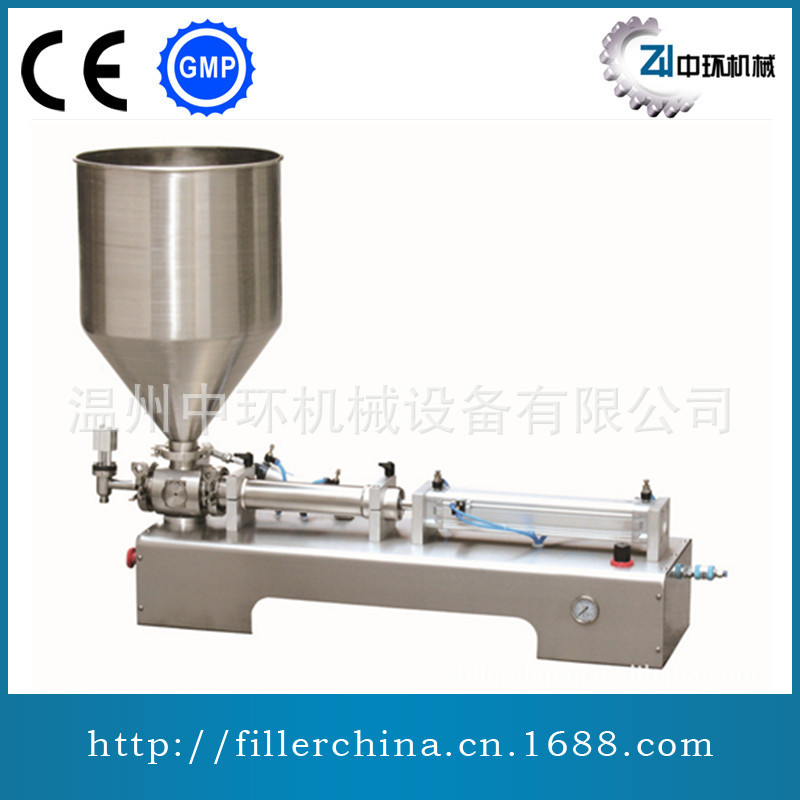 半自动单头膏体灌装机  单头液体蜂蜜灌装机