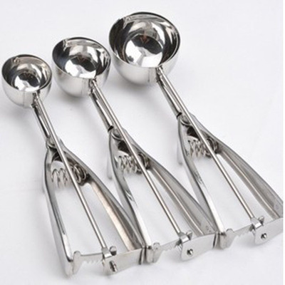 Stainless steel ice cream Ice cream scoop Ice cream Spoon Dig the ball is fruit Ice cream tableware