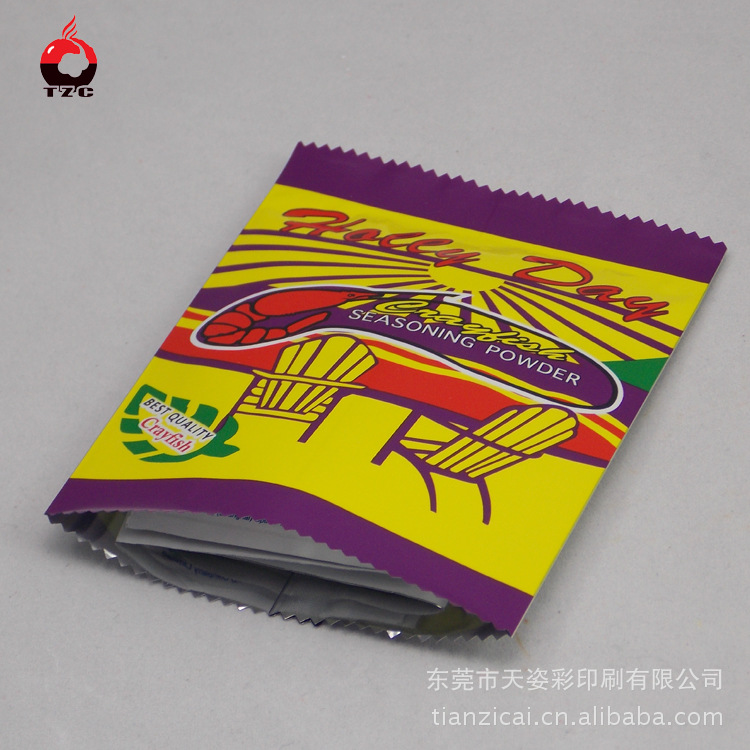 东莞厂家制作 铝箔调味袋 镀铝袋 铝箔佐料袋密封性能好