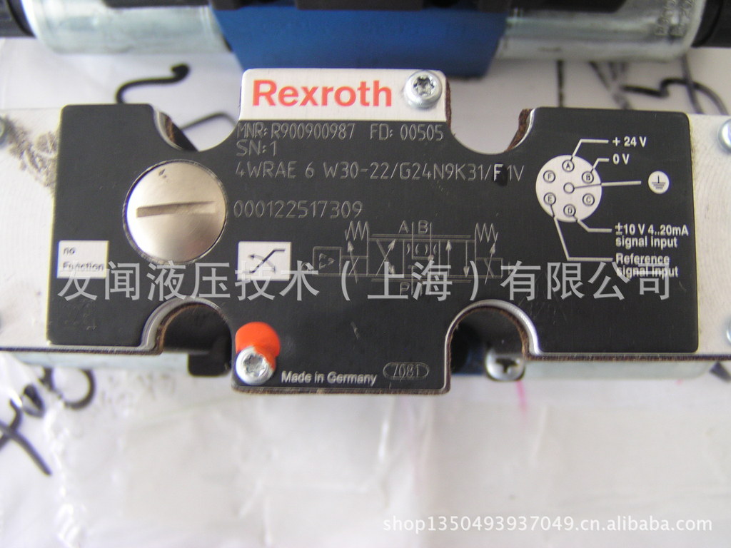 力士乐REXROTH比例阀 4WRAE6W30-22/G24K31/F1V