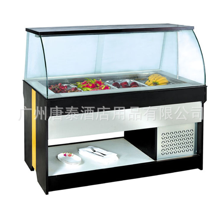 供应唐泰TONTILE自助餐用品E-H1560ZL4单面趟门式沙拉台