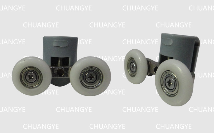 供应淋浴房双滑轮组合图CY-903AB-Cu图