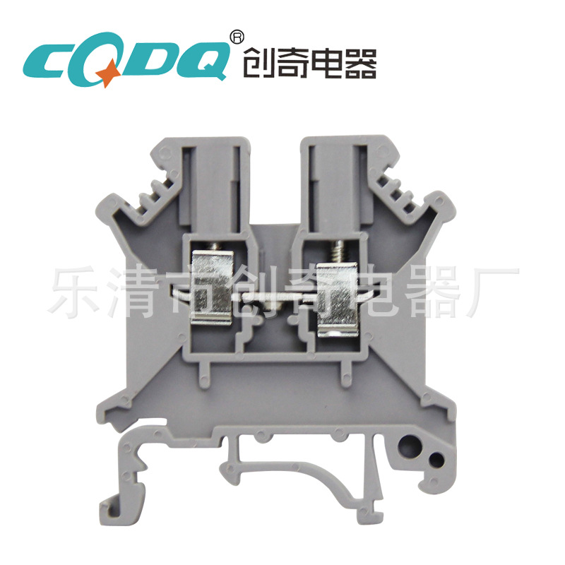 供应端子 接线端子TUK3N B级接线端子导轨接地端子操作简便