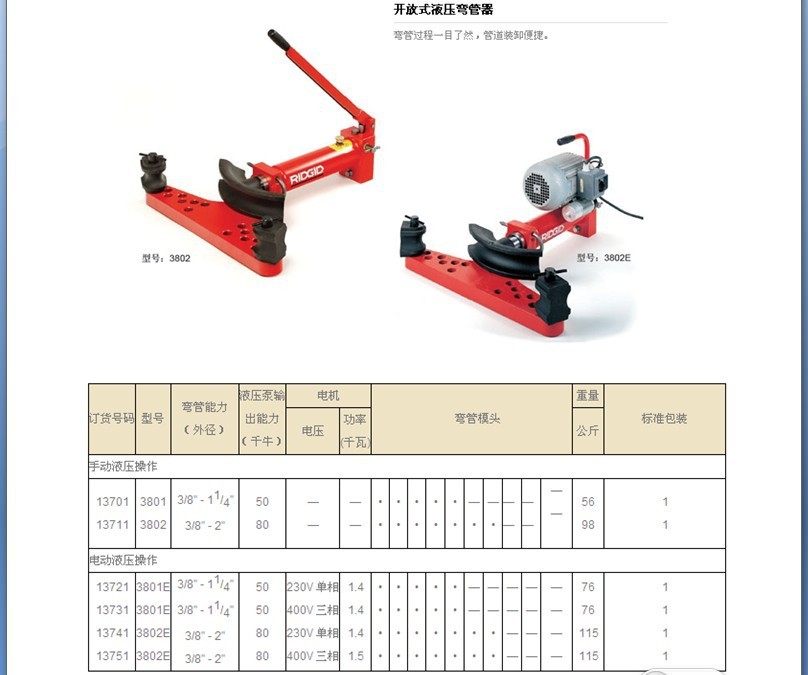 弯管器型号规格,手动弯管器,手动弯管机_大山谷图库