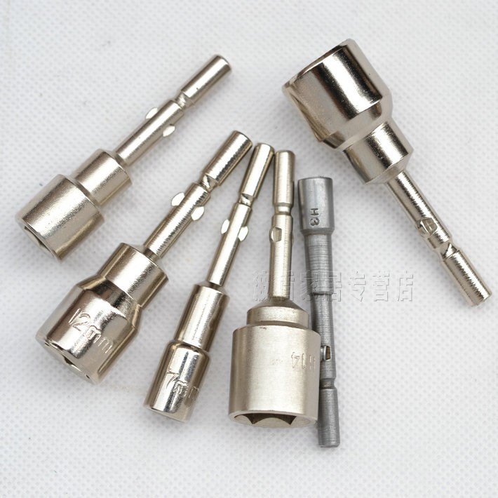 波盾 802电批套筒 65mm长电动套筒头子 电批套筒 外六角套筒