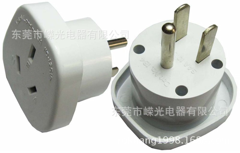 P305 美规头 澳式插座 美转澳转换器 SAA澳洲插座 商超用品