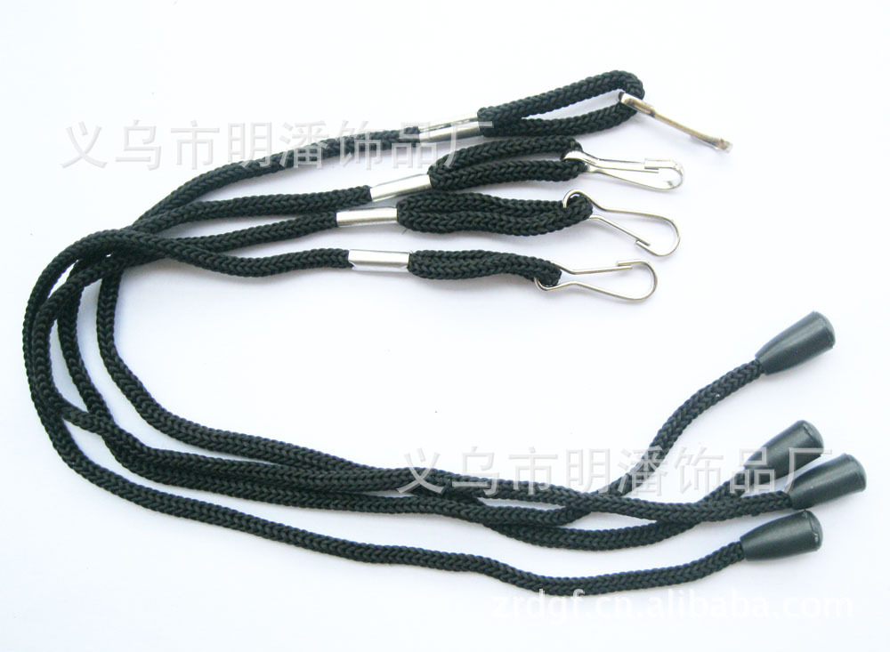 供应尼龙绳吊钟挂绳粗度长度可定用于小家电电子产品包装辅料等