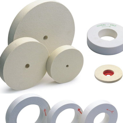 盛海羊毛輪廠家 供應生産各種規格羊毛輪抛光輪