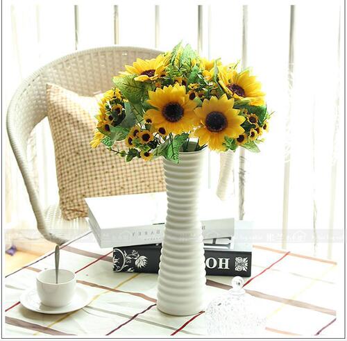 Wholesale of artificial flowers/7 sunflowers - the representative of sunshine, artificial flowers/artificial flowers