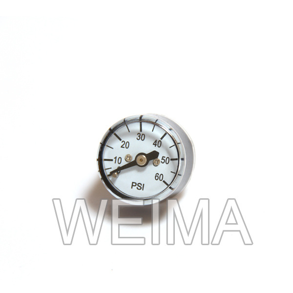 Y25MM 60PSI 小压力表低压一元硬大小压力表  微型压力表