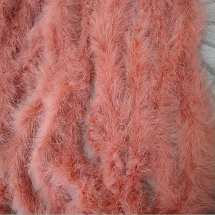 encryption turkey Wool top thickening Ostrich feather Cashmere Clothing accessories parts Feather slipper accessories