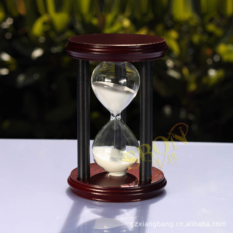 wooden Timing hourglass 30 originality Home Furnishing Decoration Glass Crafts TaoBao Source of goods hourglass wholesale