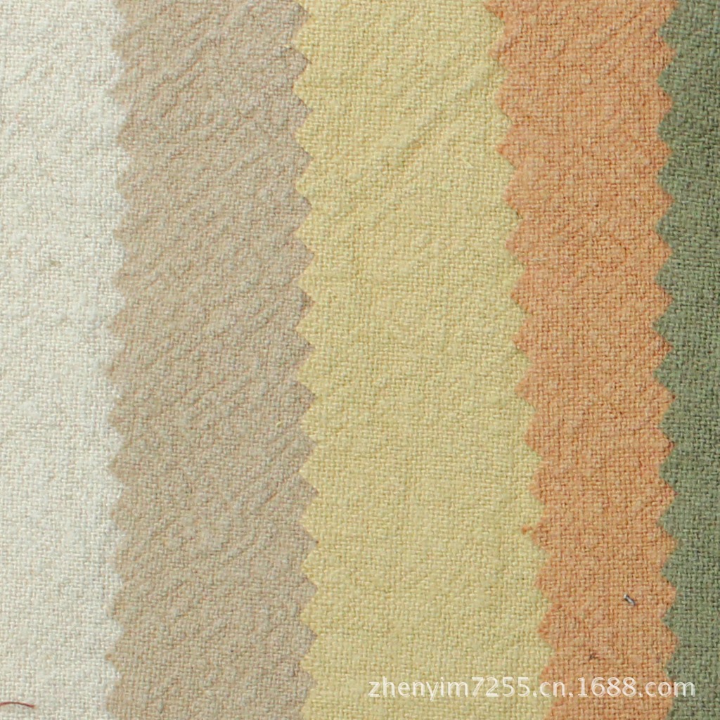 M-216  现货洗水亚麻棉服装家纺面料