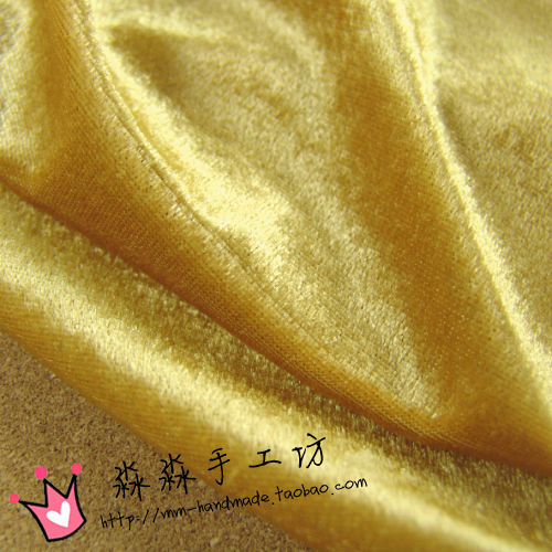 厂家直销驼金色光感柔软旗袍金丝绒 批发沙发椅子幕布金丝绒布料
