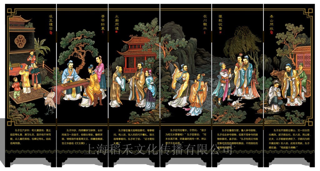 孔子胜迹图（正面）