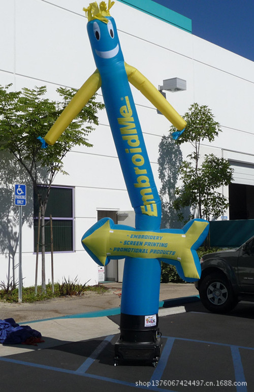 厂家生产空中单双腿舞星气模卡通跳舞人充气广告舞星人可 定制