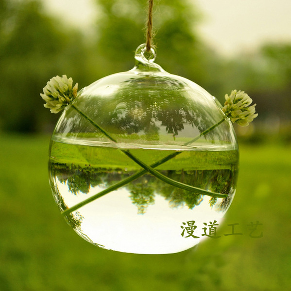 Spherical glass transparent creative big fashionable decorations