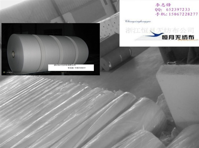 2025热轧无纺布PE PP双组分短纤工业用宽幅防水防尘环保材料卷装