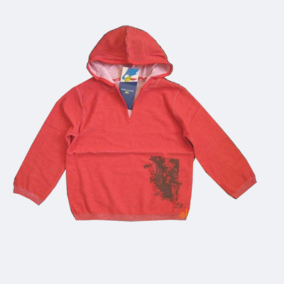 Foreign trade children Scarecrow gules Cotton line Hooded Sweater Sweater Parenting can be fitted with