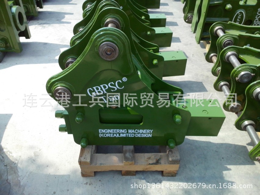 工兵破碎锤 炮头  挖机炮头配件  T50钎杆70MM挖机4-7 卡特 附属