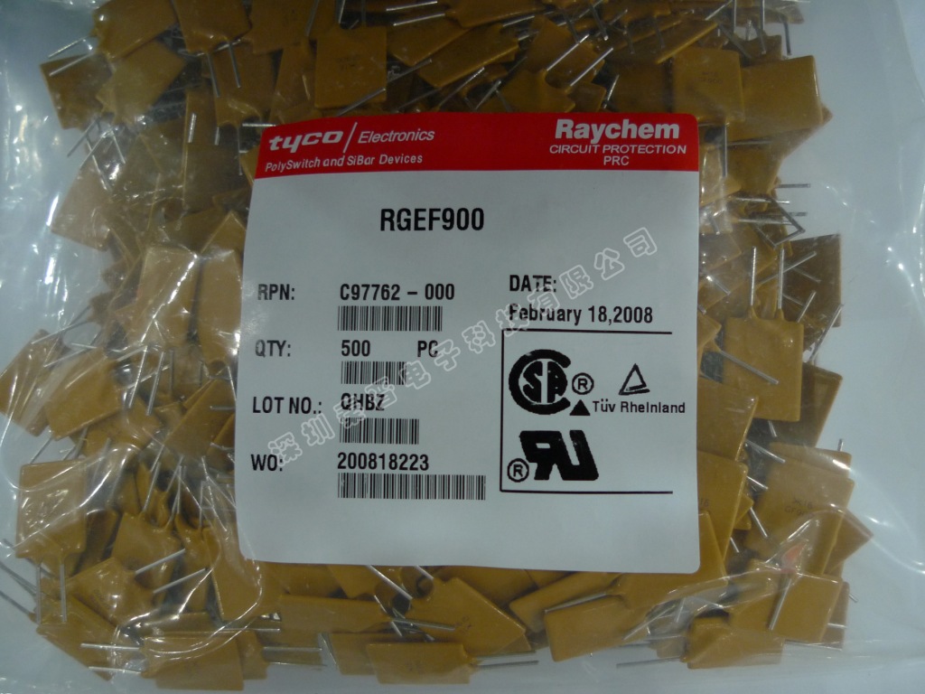 自恢复保险丝 DIP 直插 RGEF1300 Raychem瑞侃 Tyco泰科 13A 16V