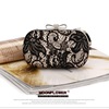 Bag bag bag slipknots tide Lace Satin Evening Bag bag bag dinner bag 3013 Korean fashion