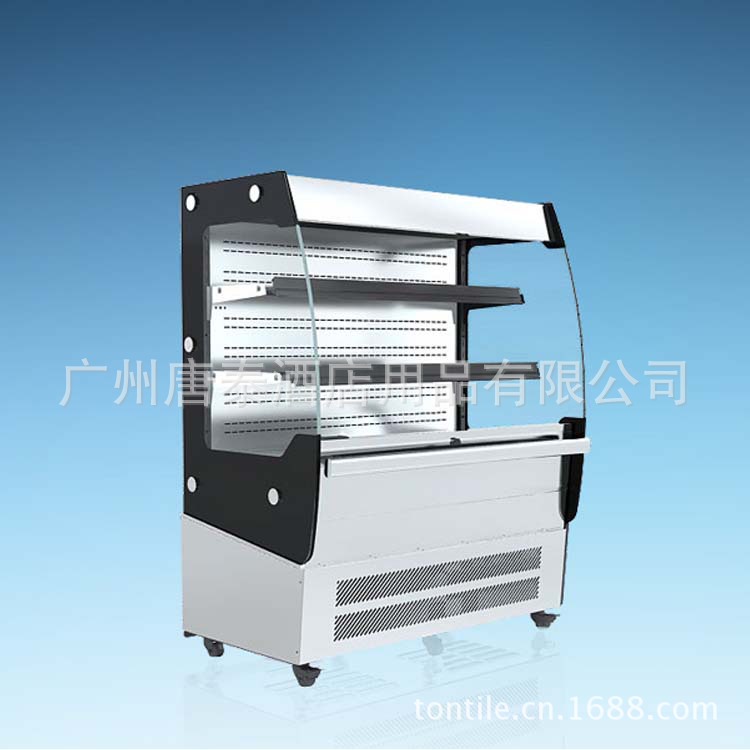 供应唐泰TONTILE保鲜展示柜冷藏柜RTS-200L敞开式饮料保鲜展示柜