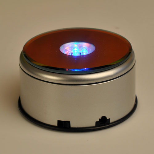 crystal luminescence base music rotate Base Music box base crystal led Colorful base wholesale