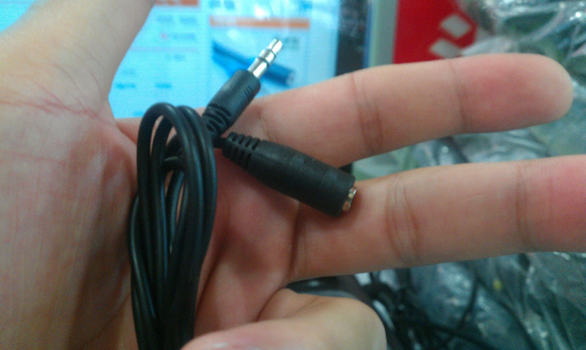 镀镍1.2M延长线 3.5音频线 3.5延长线 耳机延长线 3.5公转3.5母座