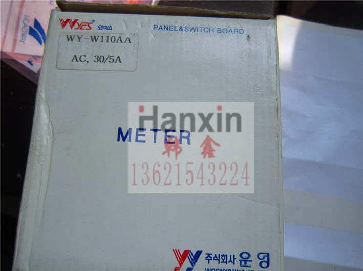 韩国WOONYOUNG云永仪表WY-W08AA WY-W08VA  WY-W10AA WY-W10VA