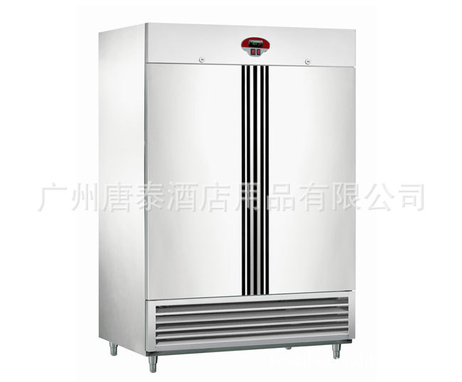 供应厨房制冷设备U-GN1380AR2H豪华款底置式双门GN风冷冷藏柜