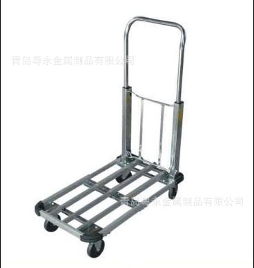 铝制货物行李手推车、物流平板车platform hand truck 折叠小推车
