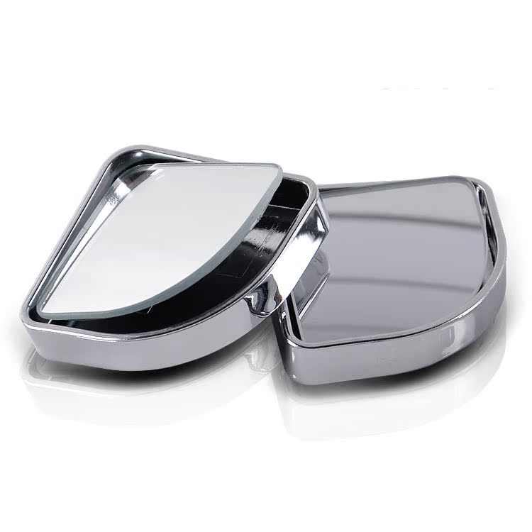 3R Mirror Blind Spot Mirror No Blind Spot Auxiliary Large Vision Wide Angle Mirror Rear View Mirror Fan-shaped Rear View Mirror Black/silver