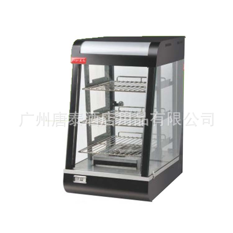 厂家生产食品加工设备，点心设备，保温柜，FY-604黑色弧形保温柜