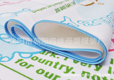 纯棉加厚多色卡通印花婴儿隔尿垫尿不湿 隔尿床垫 尿垫产妇垫大码|ru