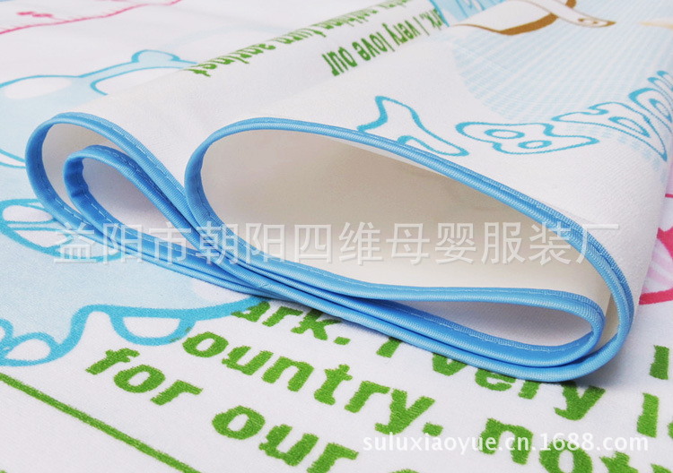 纯棉加厚多色卡通印花婴儿隔尿垫尿不湿 隔尿床垫 尿垫产妇垫大码|ru