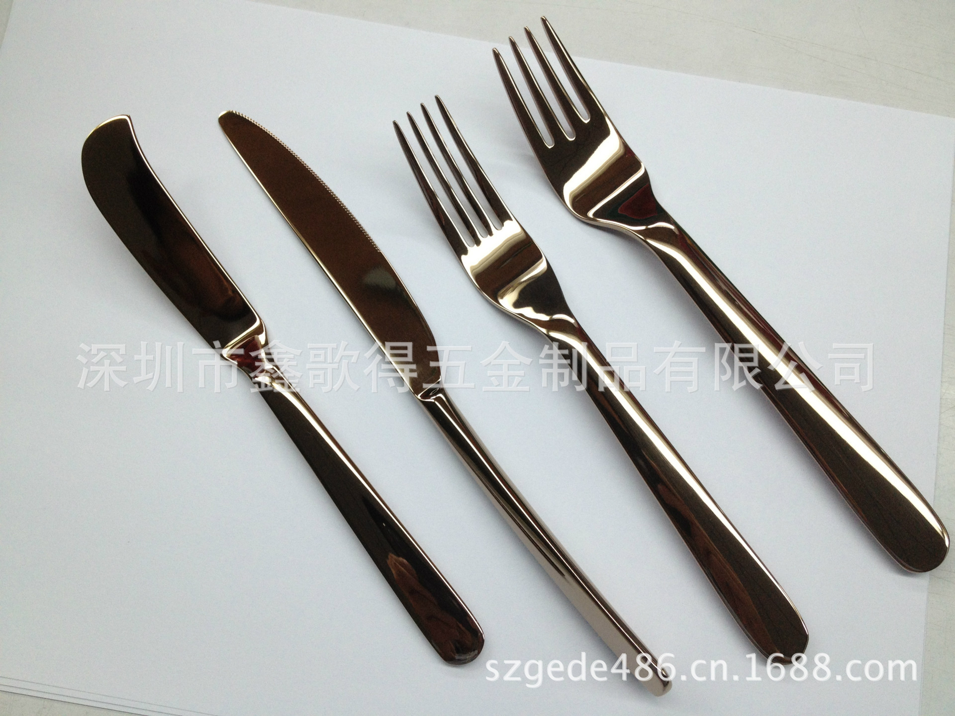 提供酒店餐具电镀， 家用餐具电镀，不锈钢餐具电镀镀金加工