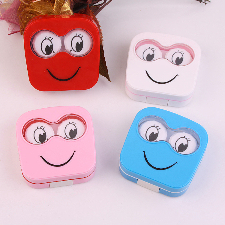 new pattern K699 Smiling Face Glasses Case Cartoon US-pupil Companion box Care Box Wholesale