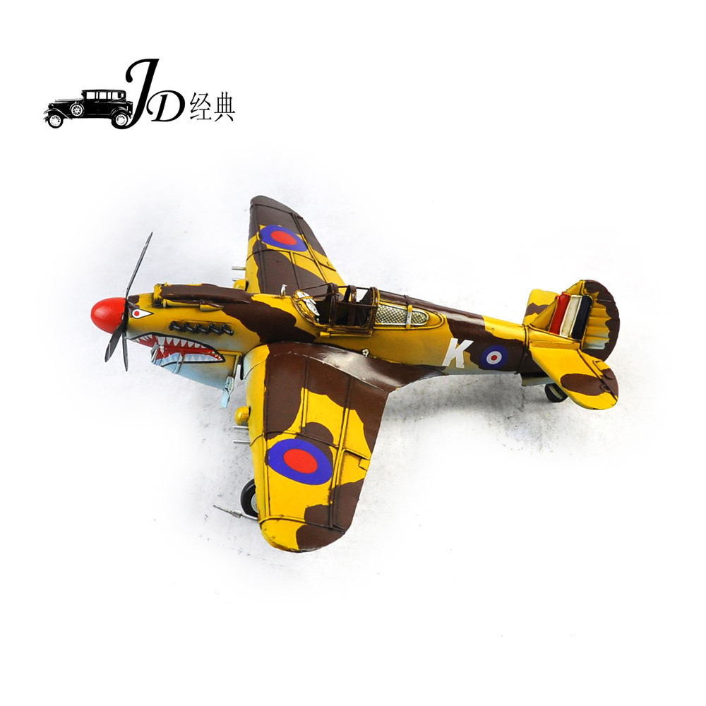 JLP472手工铁艺复古飞机